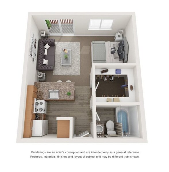 New Studio A11 floor plan